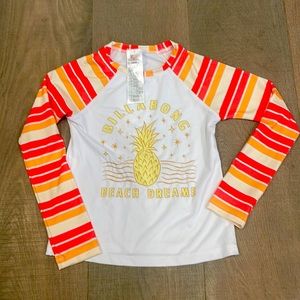 NWOT Billabong Girl’s UPF50 Rashguard